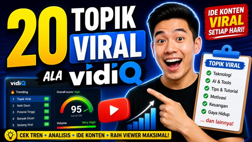 20 Topik Viral Ala VidiQ