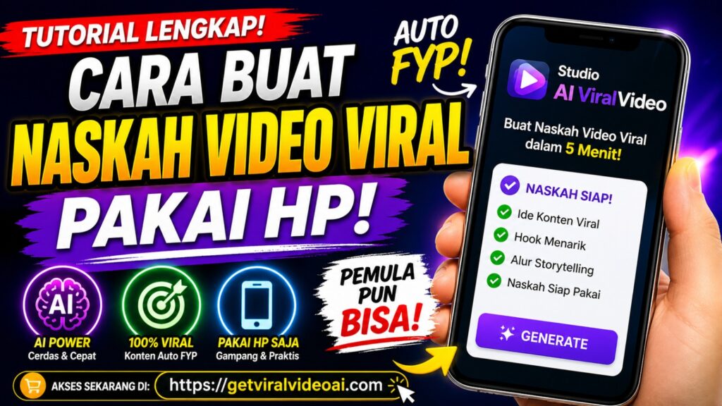 Cara Membuat Naskah Video Viral Hanya dengan HP (Auto FYP!)
